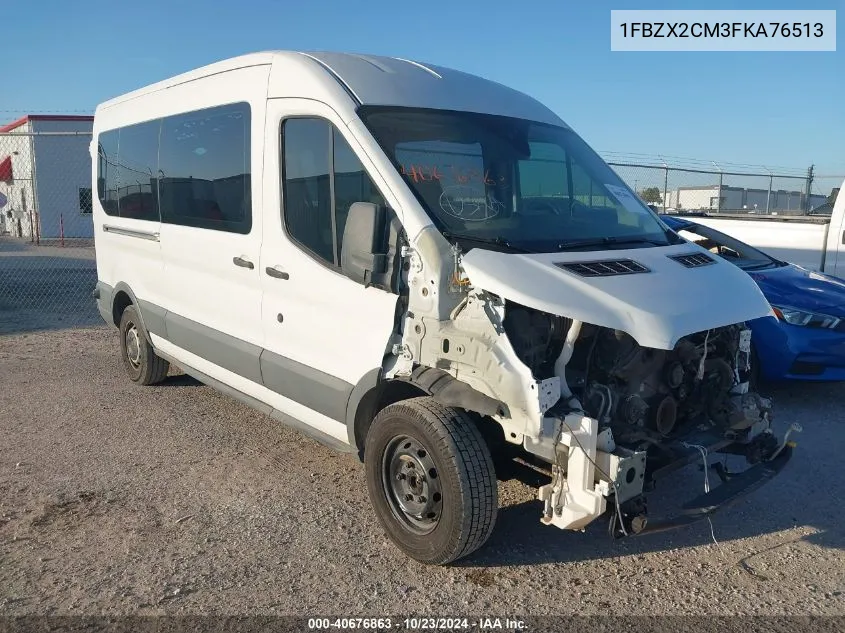 2015 Ford Transit-350 Xl VIN: 1FBZX2CM3FKA76513 Lot: 40676863