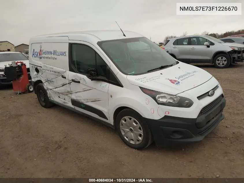 2015 Ford Transit Connect Xl VIN: NM0LS7E73F1226670 Lot: 40684034