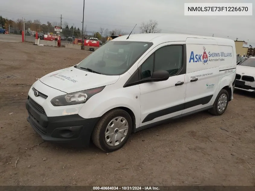 2015 Ford Transit Connect Xl VIN: NM0LS7E73F1226670 Lot: 40684034