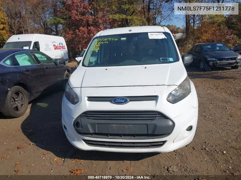 2015 Ford Transit Connect Xlt VIN: NM0LS7F75F1211778 Lot: 40716970