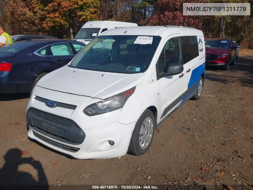 2015 Ford Transit Connect Xlt VIN: NM0LS7F75F1211778 Lot: 40716970