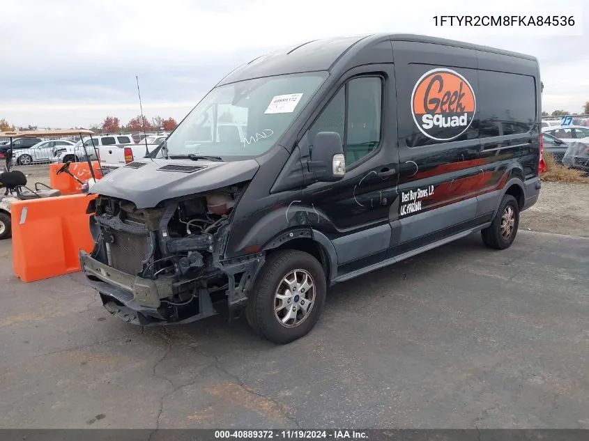 2015 Ford Transit-250 VIN: 1FTYR2CM8FKA84536 Lot: 40889372