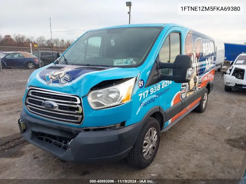 2015 Ford Transit-150 VIN: 1FTNE1ZM5FKA69380 Lot: 40893096