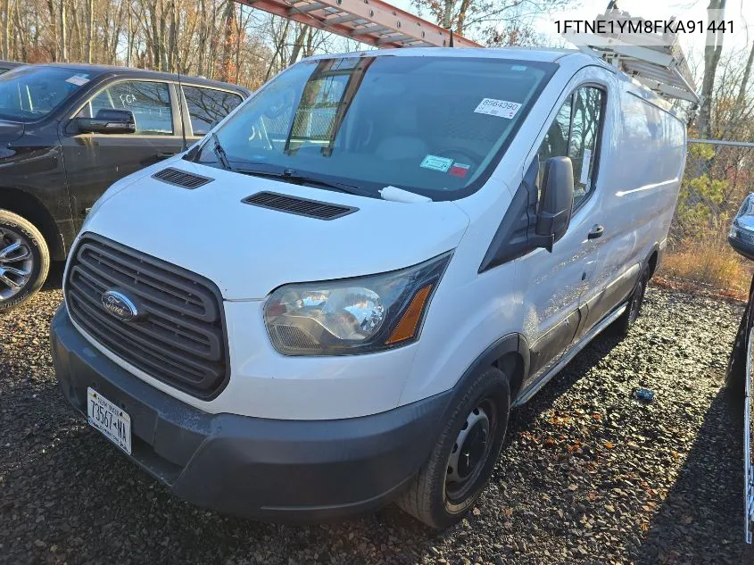 2015 Ford Transit T-150 VIN: 1FTNE1YM8FKA91441 Lot: 40896325