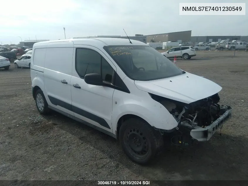 2016 Ford Transit Connect Xl VIN: NM0LS7E74G1230549 Lot: 30046719