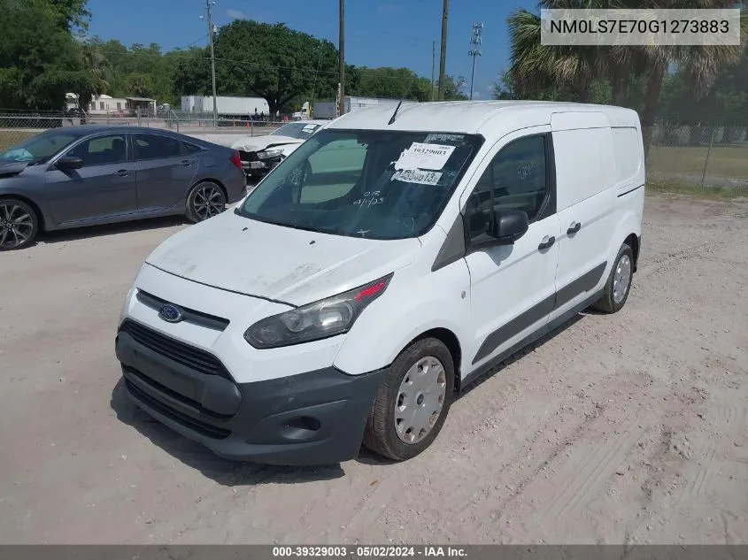 2016 Ford Transit Connect Xl VIN: NM0LS7E70G1273883 Lot: 39329003