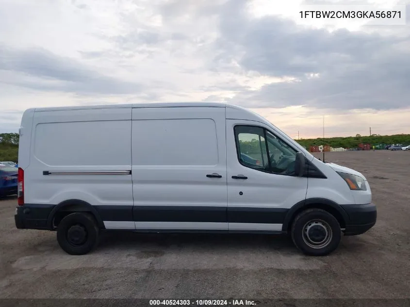 2016 Ford Transit T-350 VIN: 1FTBW2CM3GKA56871 Lot: 40524303