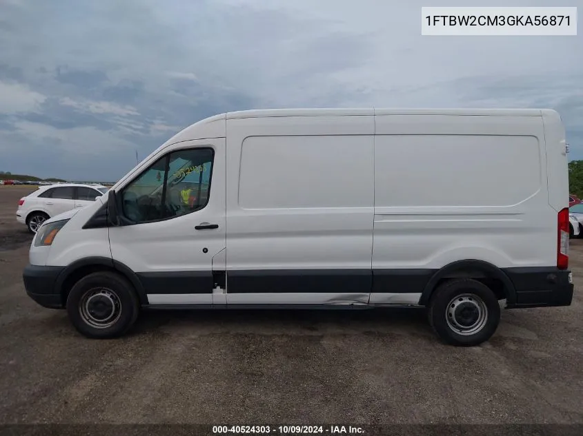 2016 Ford Transit T-350 VIN: 1FTBW2CM3GKA56871 Lot: 40524303