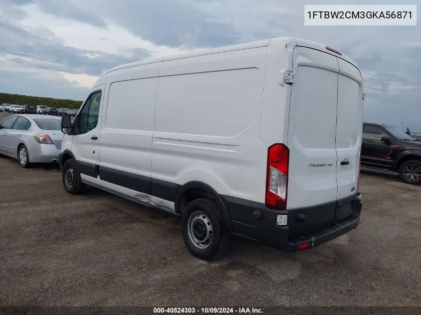 2016 Ford Transit T-350 VIN: 1FTBW2CM3GKA56871 Lot: 40524303