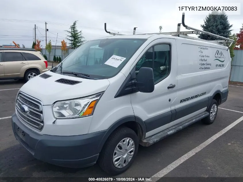 2016 Ford Transit-250 VIN: 1FTYR1ZM0GKA70083 Lot: 40526079