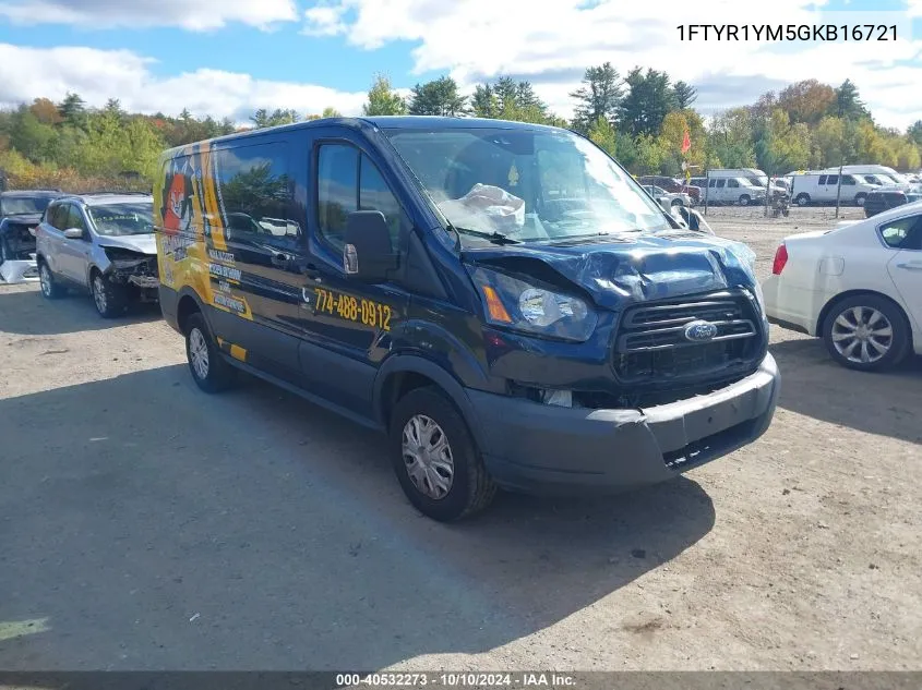 1FTYR1YM5GKB16721 2016 Ford Transit-250