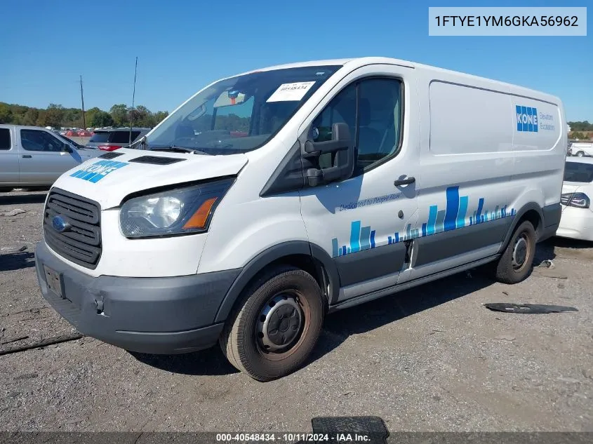 2016 Ford Transit-150 T-150 VIN: 1FTYE1YM6GKA56962 Lot: 40548434