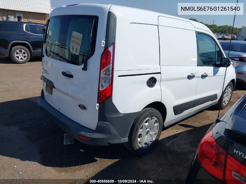 2016 Ford Transit Connect Xl VIN: NM0LS6E76G1261540 Lot: 40556659