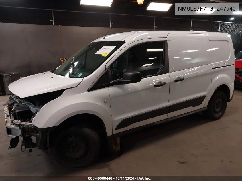 2016 Ford Transit Connect Xlt VIN: NM0LS7F71G1247940 Lot: 40568446