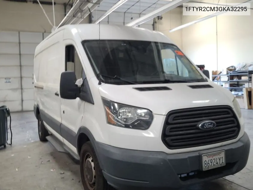 2016 Ford Transit T-250 VIN: 1FTYR2CM3GKA32295 Lot: 40572498