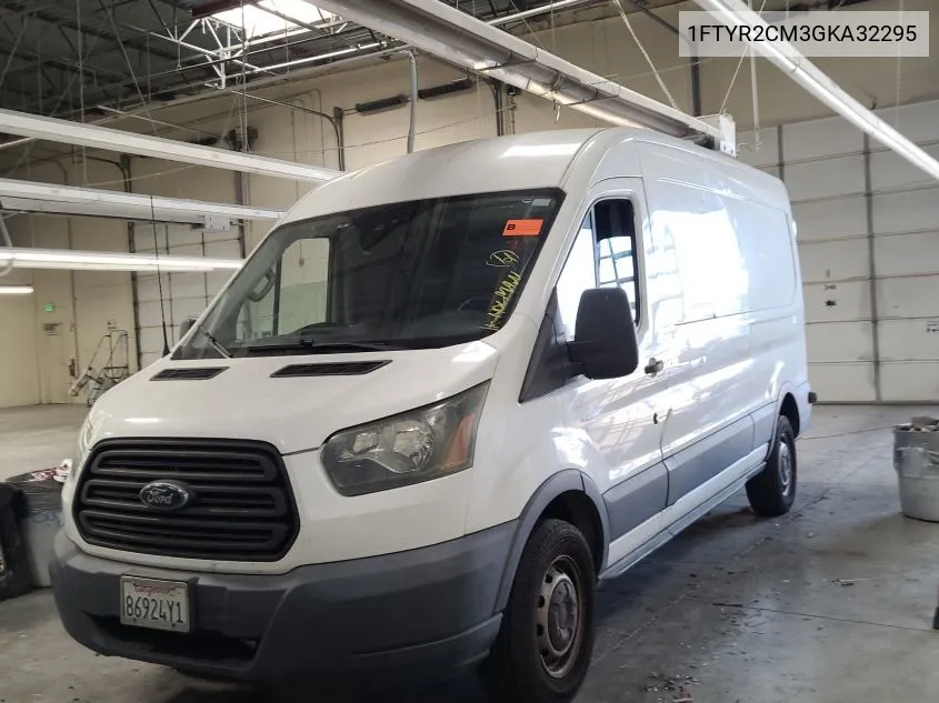 2016 Ford Transit T-250 VIN: 1FTYR2CM3GKA32295 Lot: 40572498