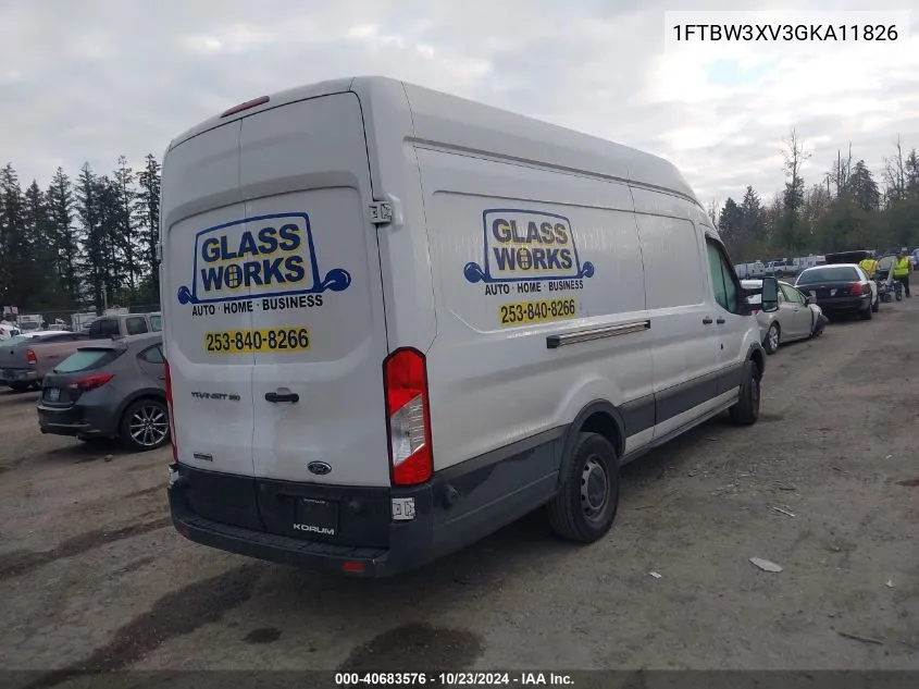 2016 Ford Transit-350 VIN: 1FTBW3XV3GKA11826 Lot: 40683576