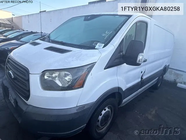 2016 Ford Transit-250 VIN: 1FTYR1YGXGKA80258 Lot: 40685538