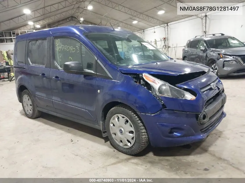 NM0AS8F78G1281497 2016 Ford Transit Connect Xlt