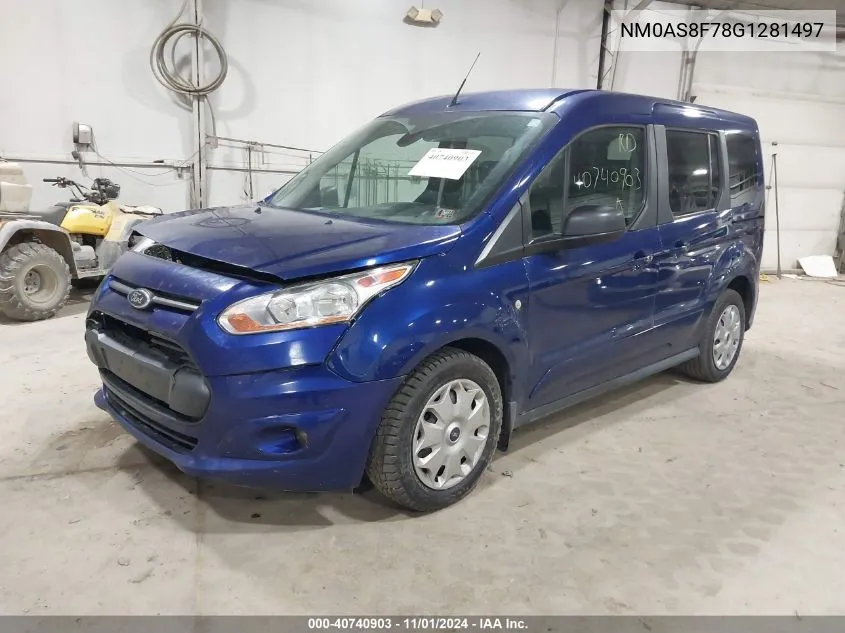 NM0AS8F78G1281497 2016 Ford Transit Connect Xlt