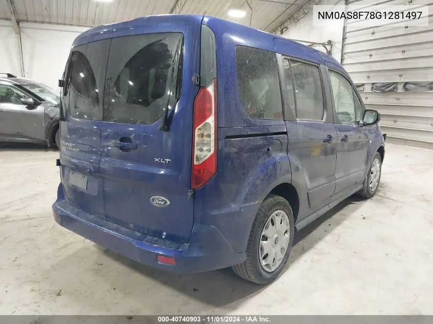 NM0AS8F78G1281497 2016 Ford Transit Connect Xlt