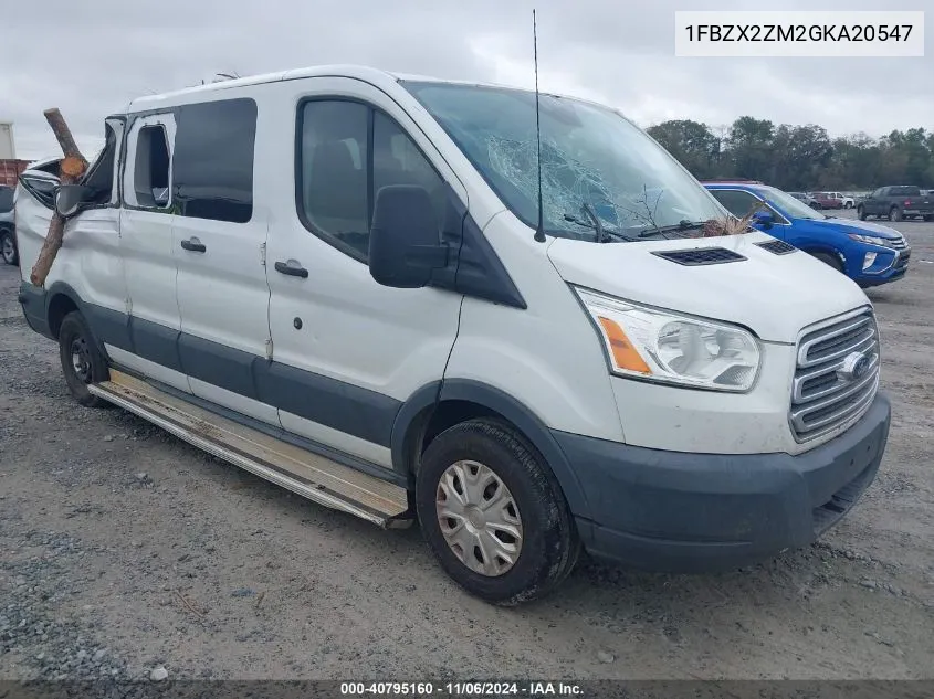 2016 Ford Transit-350 Xlt VIN: 1FBZX2ZM2GKA20547 Lot: 40795160