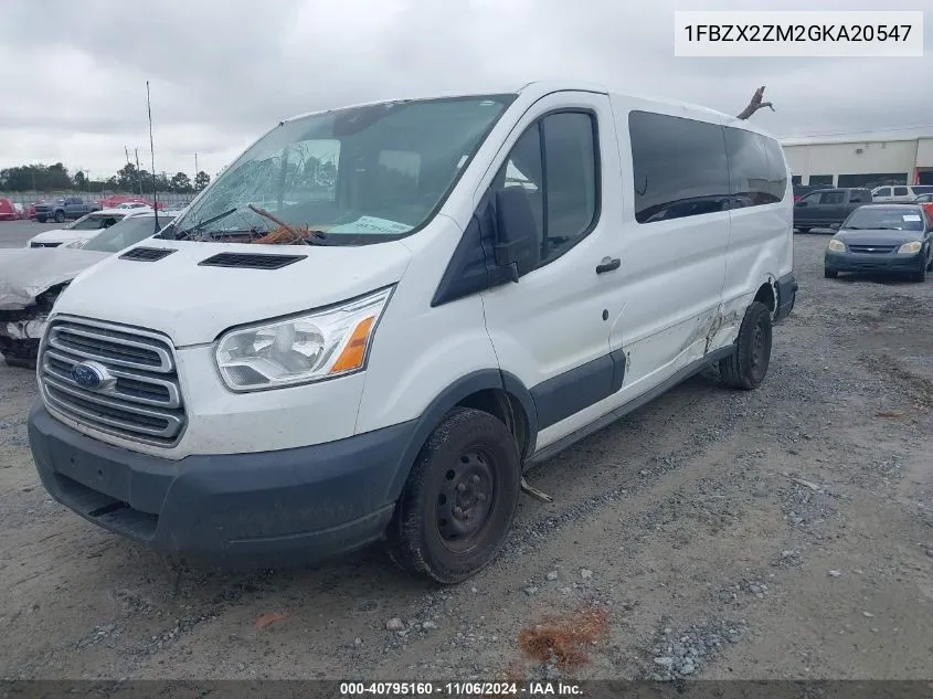 2016 Ford Transit-350 Xlt VIN: 1FBZX2ZM2GKA20547 Lot: 40795160