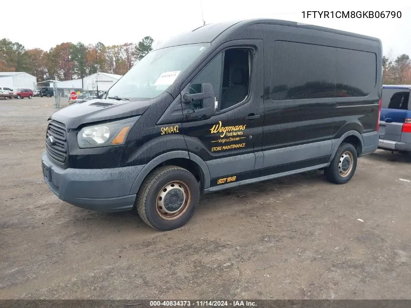 2016 Ford Transit-250 VIN: 1FTYR1CM8GKB06790 Lot: 40834373