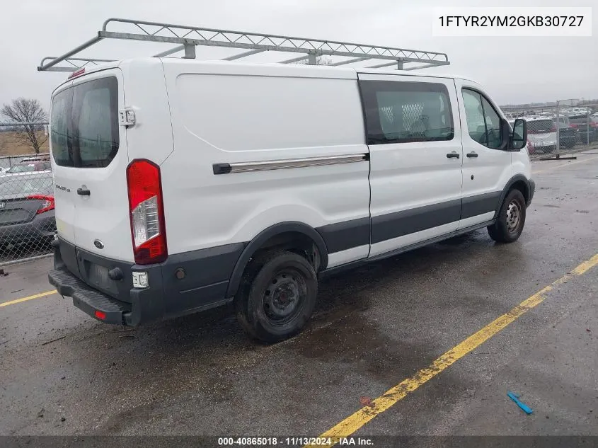 2016 Ford Transit-250 VIN: 1FTYR2YM2GKB30727 Lot: 40865018