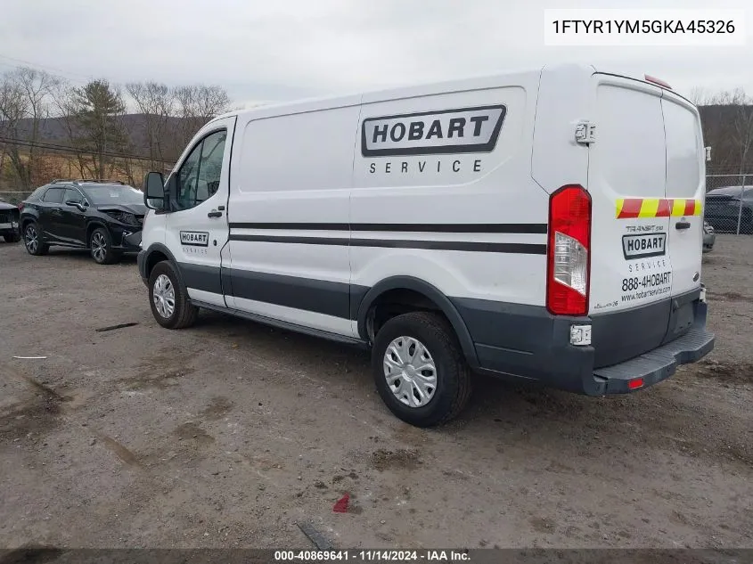 2016 Ford Transit-250 VIN: 1FTYR1YM5GKA45326 Lot: 40869641