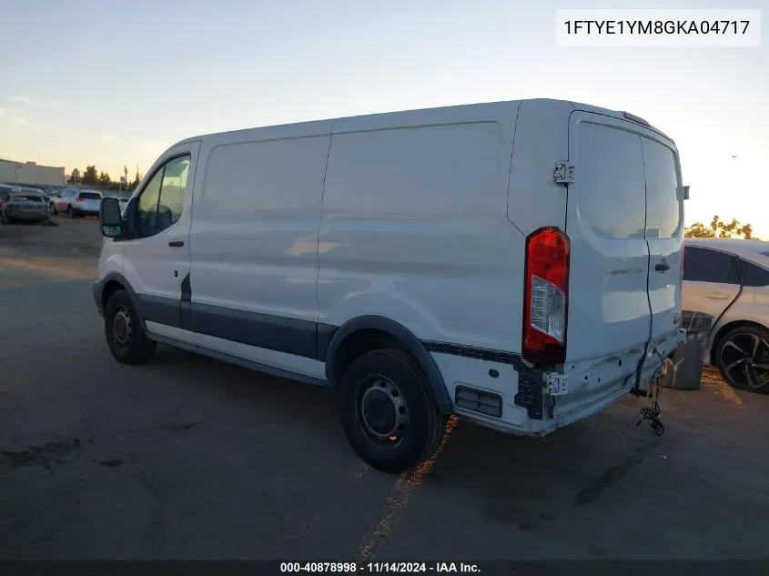 2016 Ford Transit-150 VIN: 1FTYE1YM8GKA04717 Lot: 40878998