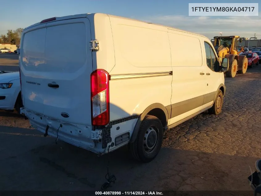 2016 Ford Transit-150 VIN: 1FTYE1YM8GKA04717 Lot: 40878998