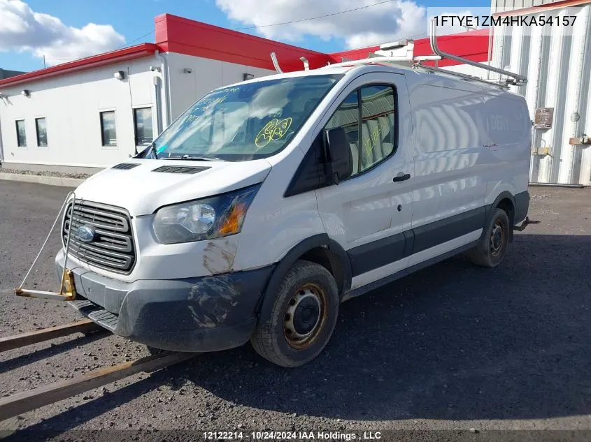 2017 Ford Transit T-150 VIN: 1FTYE1ZM4HKA54157 Lot: 12122214