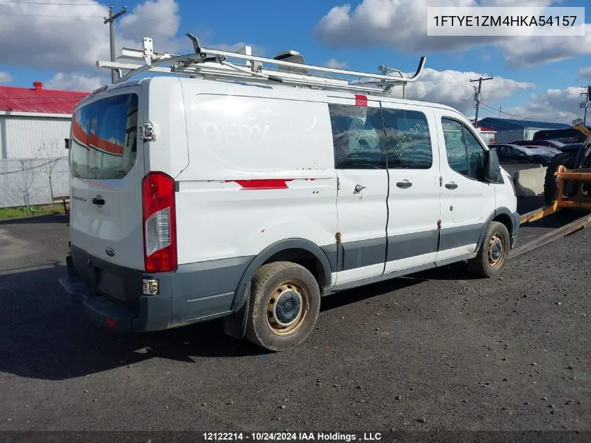 2017 Ford Transit T-150 VIN: 1FTYE1ZM4HKA54157 Lot: 12122214