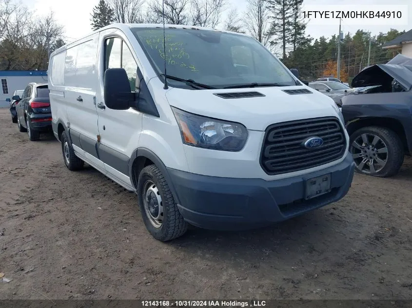 2017 Ford Transit T-150 VIN: 1FTYE1ZM0HKB44910 Lot: 12143168