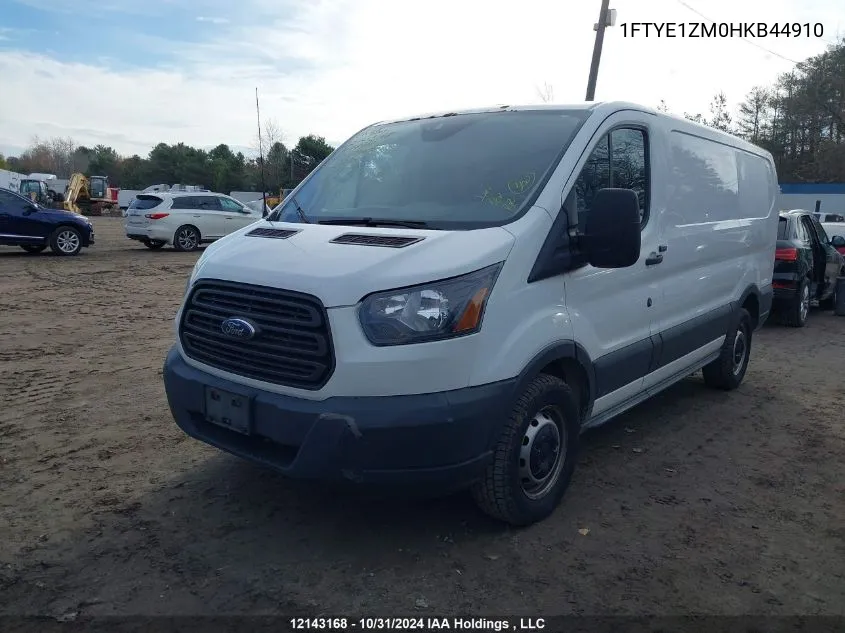 2017 Ford Transit T-150 VIN: 1FTYE1ZM0HKB44910 Lot: 12143168