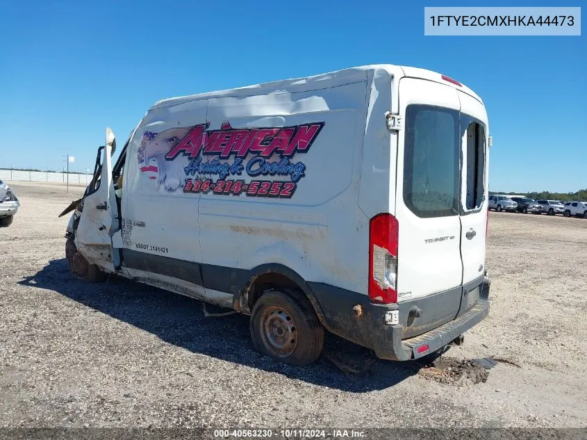 2017 Ford Transit T-150 VIN: 1FTYE2CMXHKA44473 Lot: 40563230