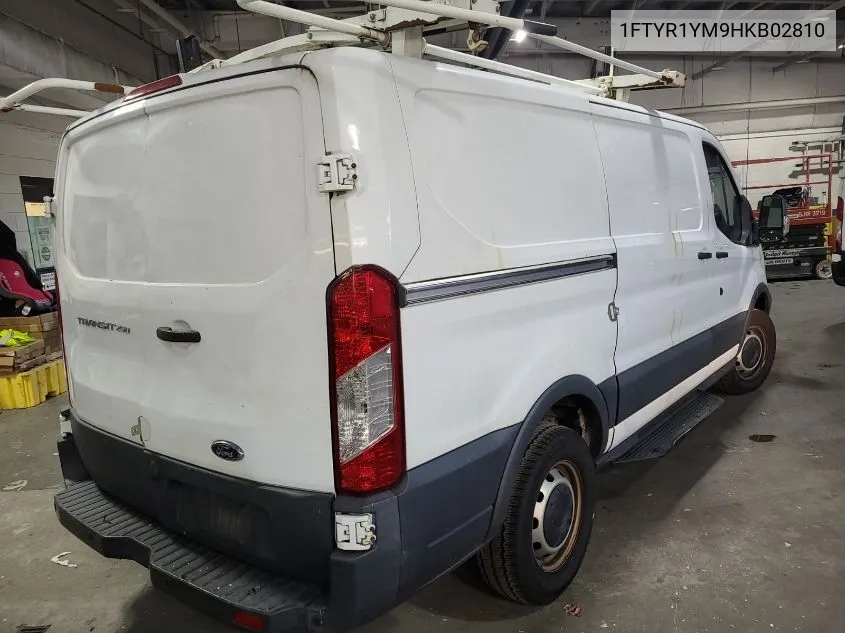 2017 Ford Transit Van Base W/Sliding Pass-Side Cargo-Door VIN: 1FTYR1YM9HKB02810 Lot: 40746562