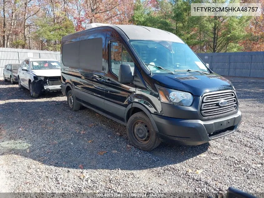 2017 Ford Transit Van Base W/Sliding Pass-Side Cargo-Door VIN: 1FTYR2CM5HKA48757 Lot: 40793543