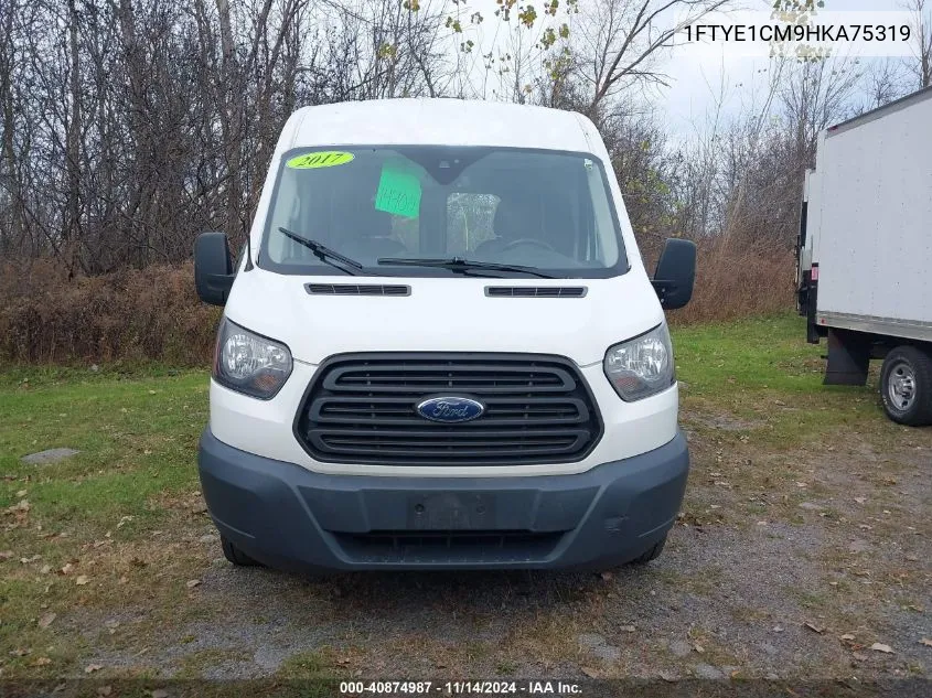 2017 Ford Transit T-150 VIN: 1FTYE1CM9HKA75319 Lot: 40874987