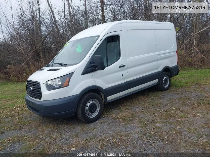 2017 Ford Transit T-150 VIN: 1FTYE1CM9HKA75319 Lot: 40874987