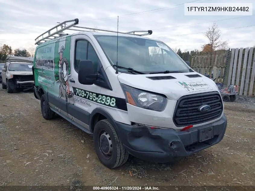 2017 Ford Transit-250 VIN: 1FTYR1ZM9HKB24482 Lot: 40905324