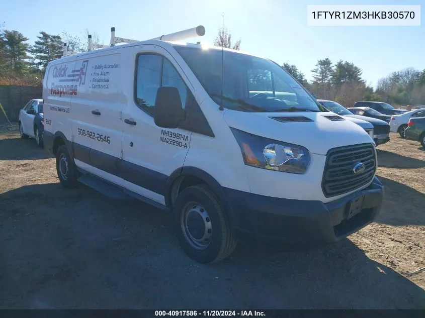 2017 Ford Transit-250 VIN: 1FTYR1ZM3HKB30570 Lot: 40917586