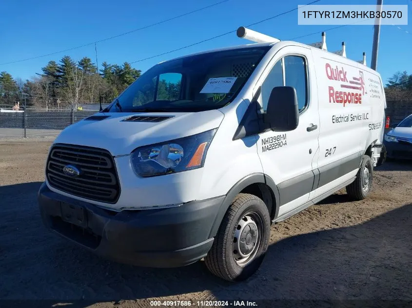 2017 Ford Transit-250 VIN: 1FTYR1ZM3HKB30570 Lot: 40917586