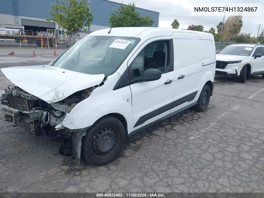 2017 Ford Transit Connect Xl VIN: NM0LS7E74H1324867 Lot: 40922452