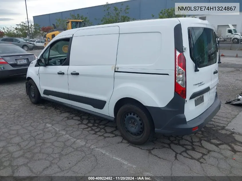 2017 Ford Transit Connect Xl VIN: NM0LS7E74H1324867 Lot: 40922452