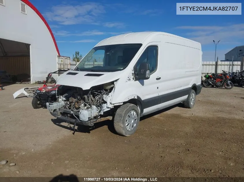 1FTYE2CM4JKA82707 2018 Ford Transit T-150