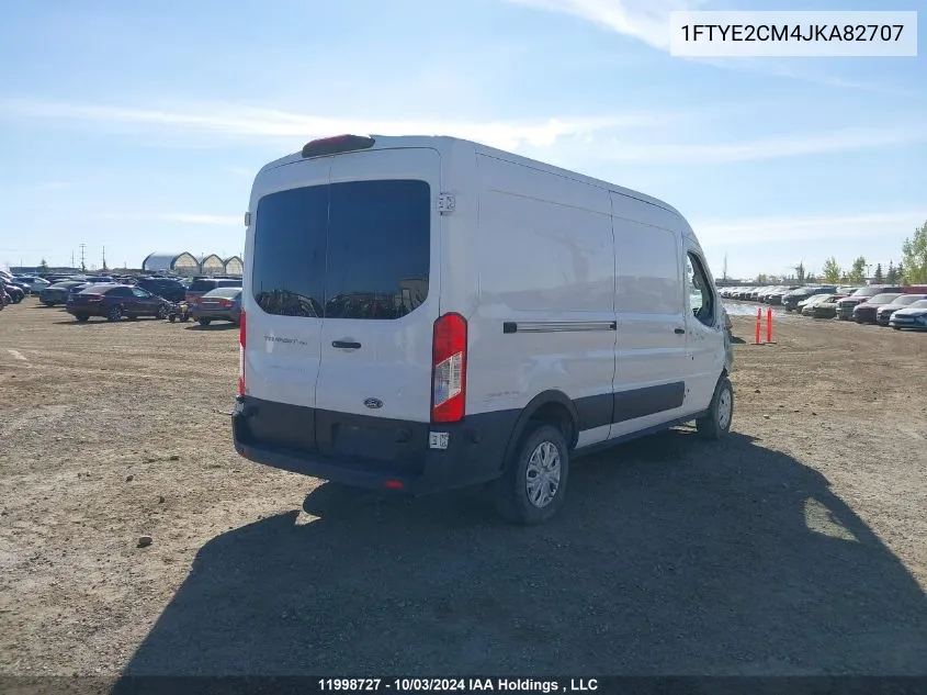 2018 Ford Transit T-150 VIN: 1FTYE2CM4JKA82707 Lot: 11998727