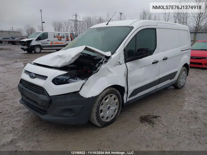 2018 Ford Transit Connect Xl VIN: NM0LS7E76J1374918 Lot: 12156922