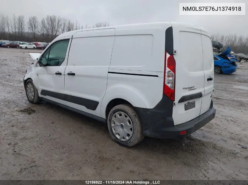 2018 Ford Transit Connect Xl VIN: NM0LS7E76J1374918 Lot: 12156922